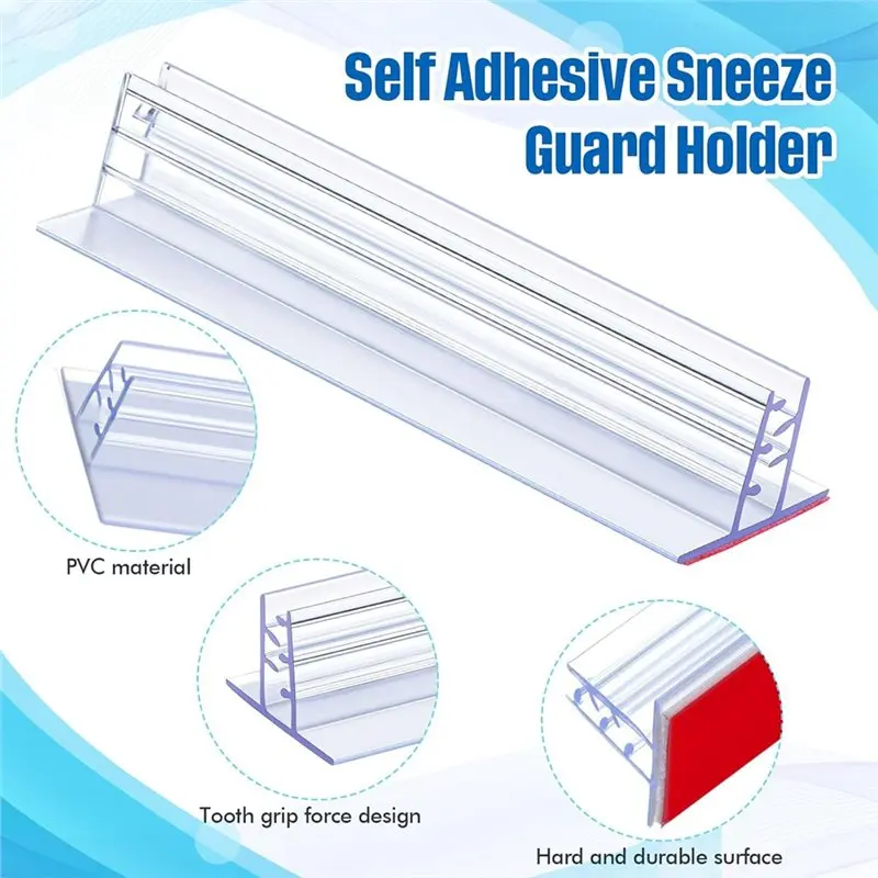 Stylish-For Retail Wall Display 50 Pack Plastic Gripper Sign Holder With Adhesive, Removable Adhesive Base