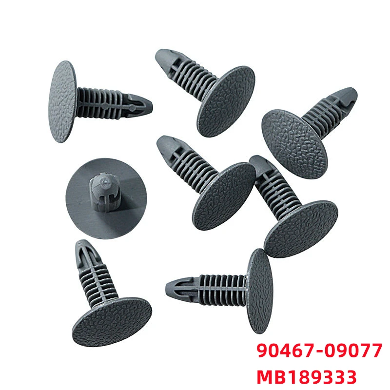 20 peças para furo de 6.5mm oe: 90467-09077 mb189333 clipes de bardo fixo para porta-malas de carro fixadores de retentor interior automático a51