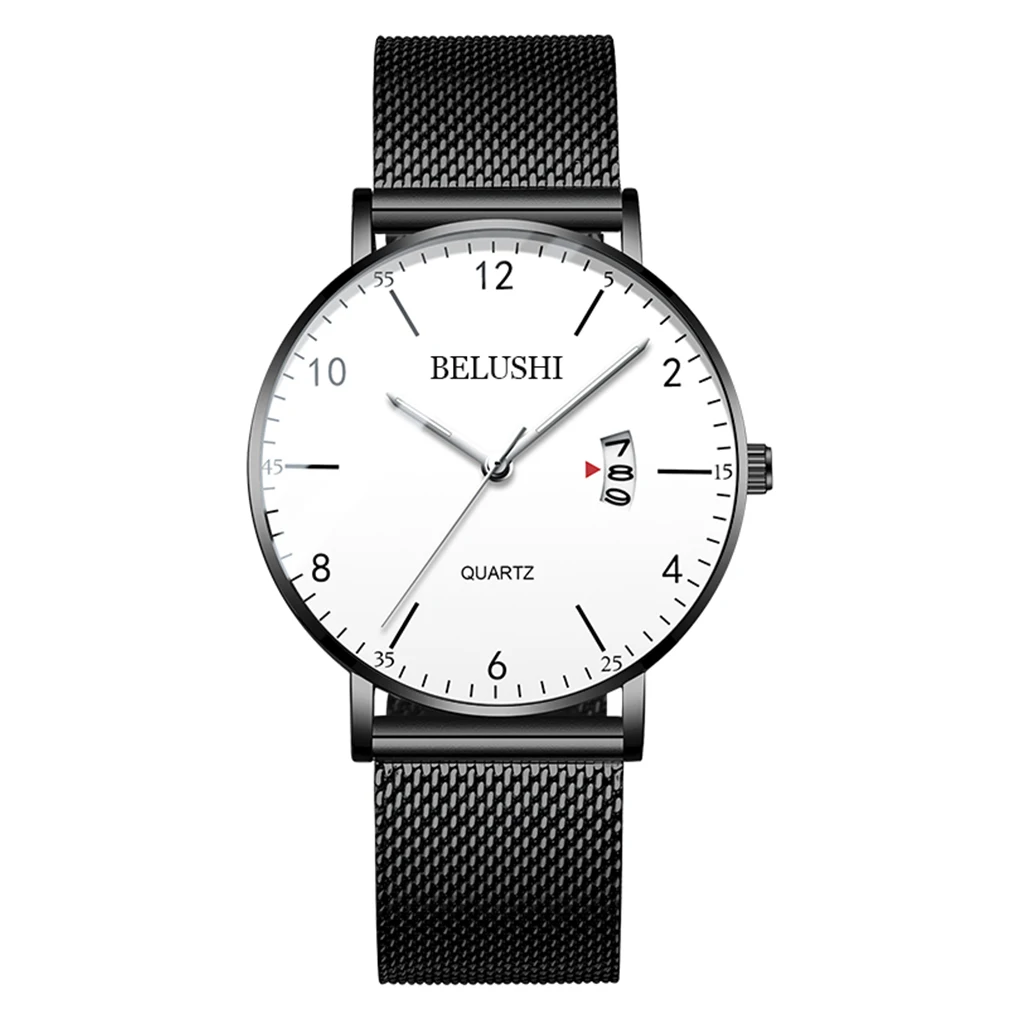 Business Watches Simple Design Time Clock Sweet Gift Accuracy Craftsmanship Chic Style Fashionable Men Supplies Luminous