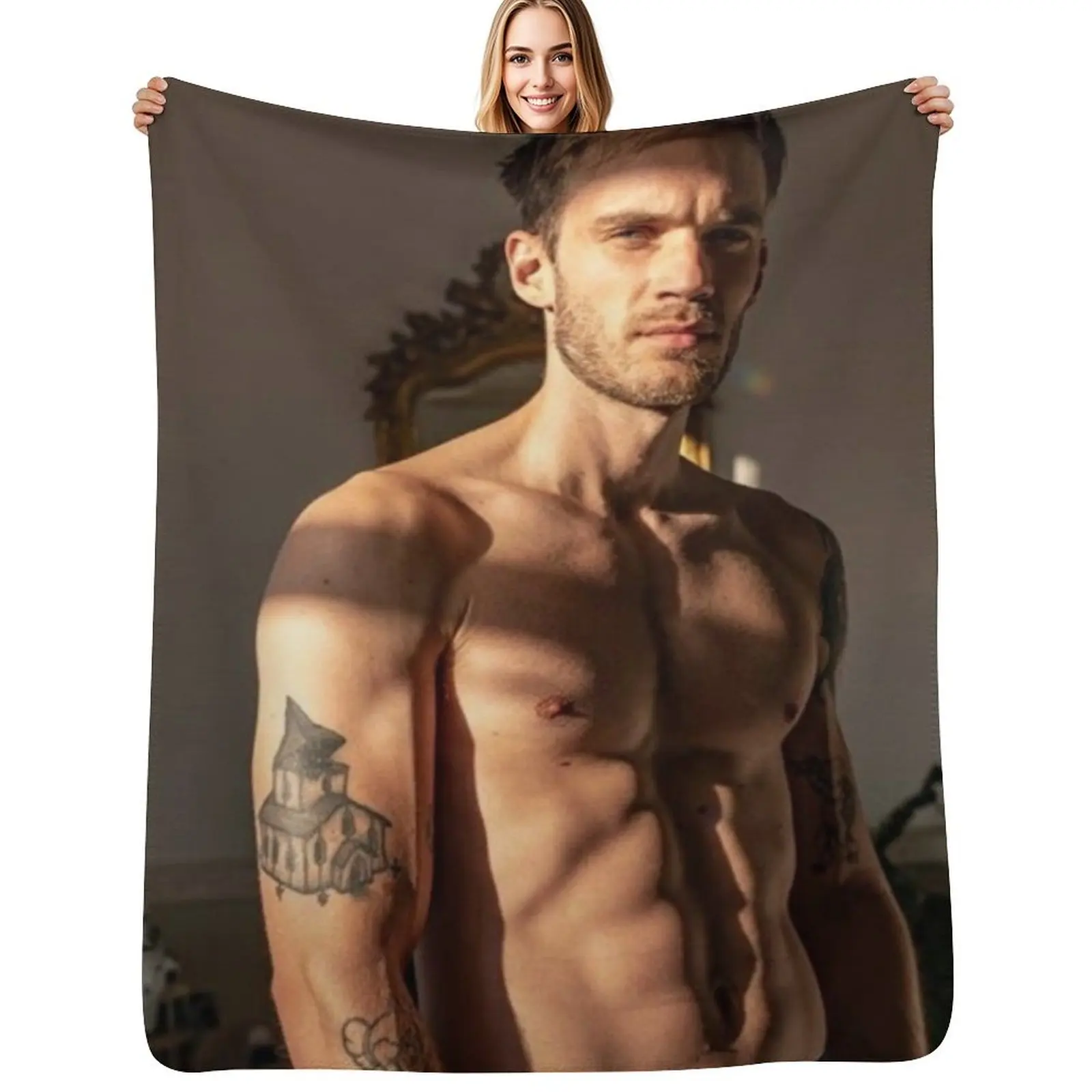 

pewdiepie Throw Blanket For Baby christmas decoration Thermals For Travel Decorative Sofa Blankets