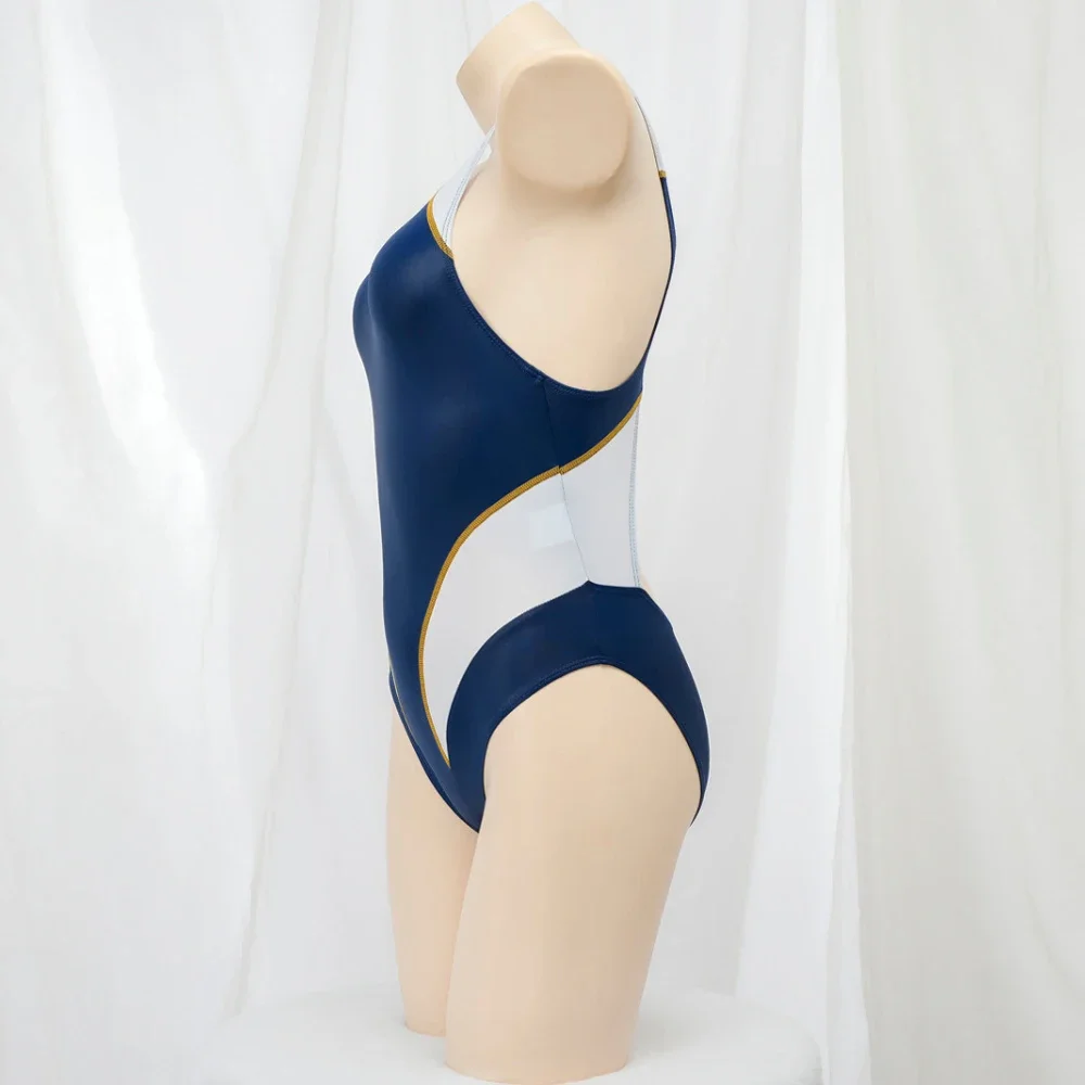 Traje de Baño Deportivo de Anime, Estilo Racing, Espalda Descubierta, Traje de Baño, Disfraz de Cosplay, Ropa Interior Japonesa de una Pieza, Ropa de Dormir para Juegos de Rol