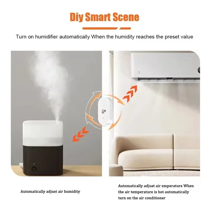 5/3/1 pçs tuya zigbee inteligente sensor de umidade temperatura smartlife casa inteligente controle app termômetro para alexa google assistente