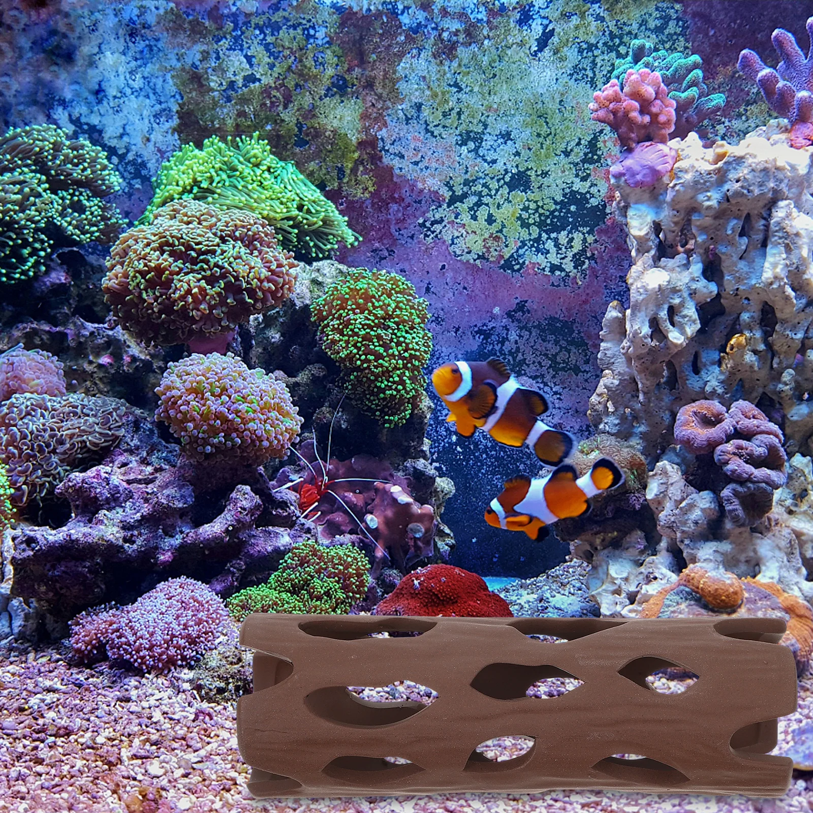 

Shrimp Shelter Fish Tank Decor Ceramic Pot Aquarium Cave Hiding Laying Eggs Ornament Natural Landscape Adornment