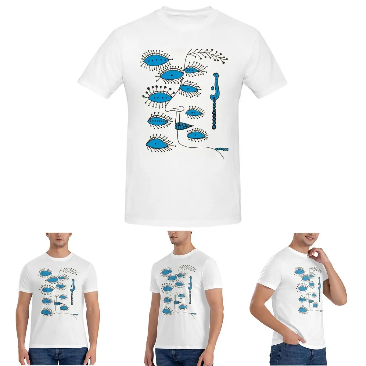 

Yayoi Kusama футболка с абстрактной живописью для мужчин, хлопковые футболки большого размера, мужские летние топы с короткими рукавами и круглым вырезом, S-6XL