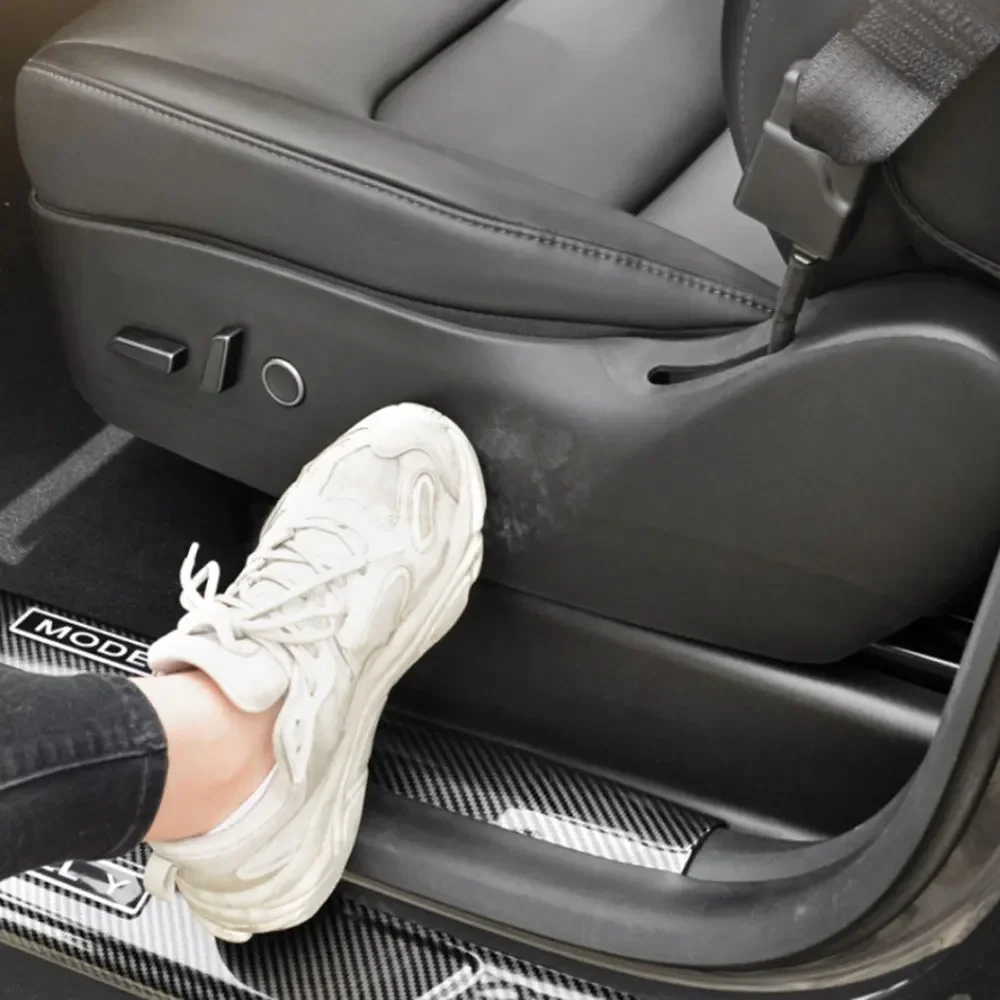 

Passenger Driver Seat Side Protection Sticker Anti Kick Pad for Tesla Model 3/Y