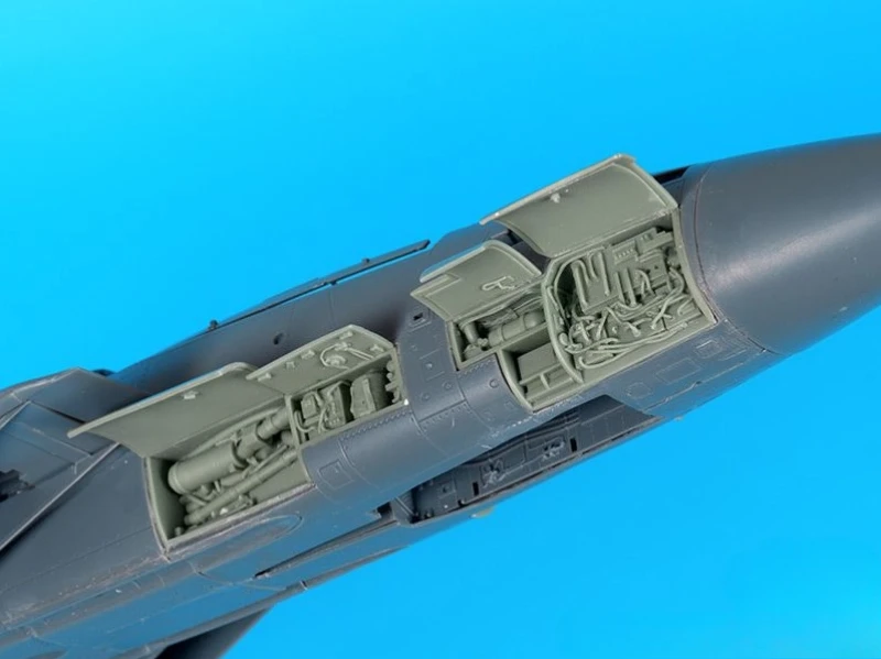 1/48 Scale Die-Cast Resin Aircraft Parts Model Assembled Kit F-14 D Accessories Model Big Set Unassembled and Unpainted