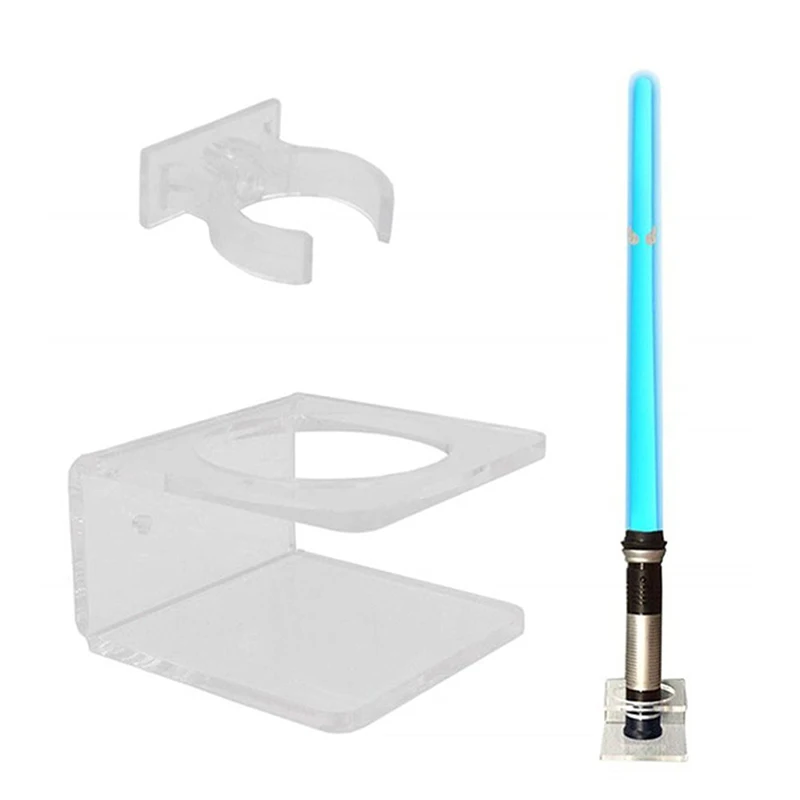 Universal Clear Acrylic Rack Lightsaber Display Wall Mount Light Saber Wall Rack Lightsaber Laser Sword Lig Stand