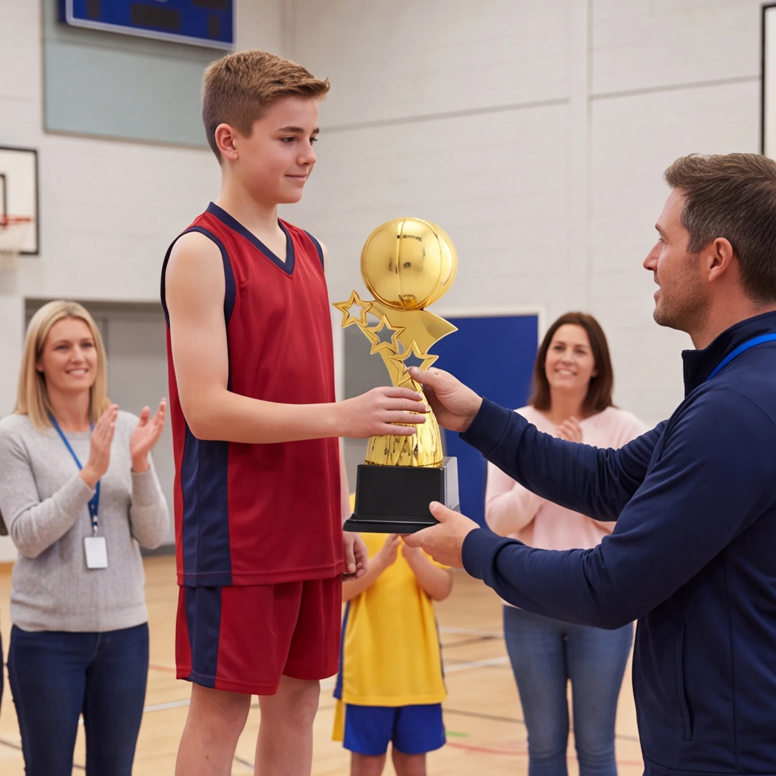 Ball Trophy Team Prize Gift Plastic Sports Award Sports Tournament Contest Trophies for Football Leagues and Winner Prizes