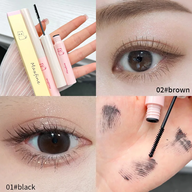 

Eye black, waterproof, long, curly, non smudging, non peeling, thick, natural and durable base setting liquid