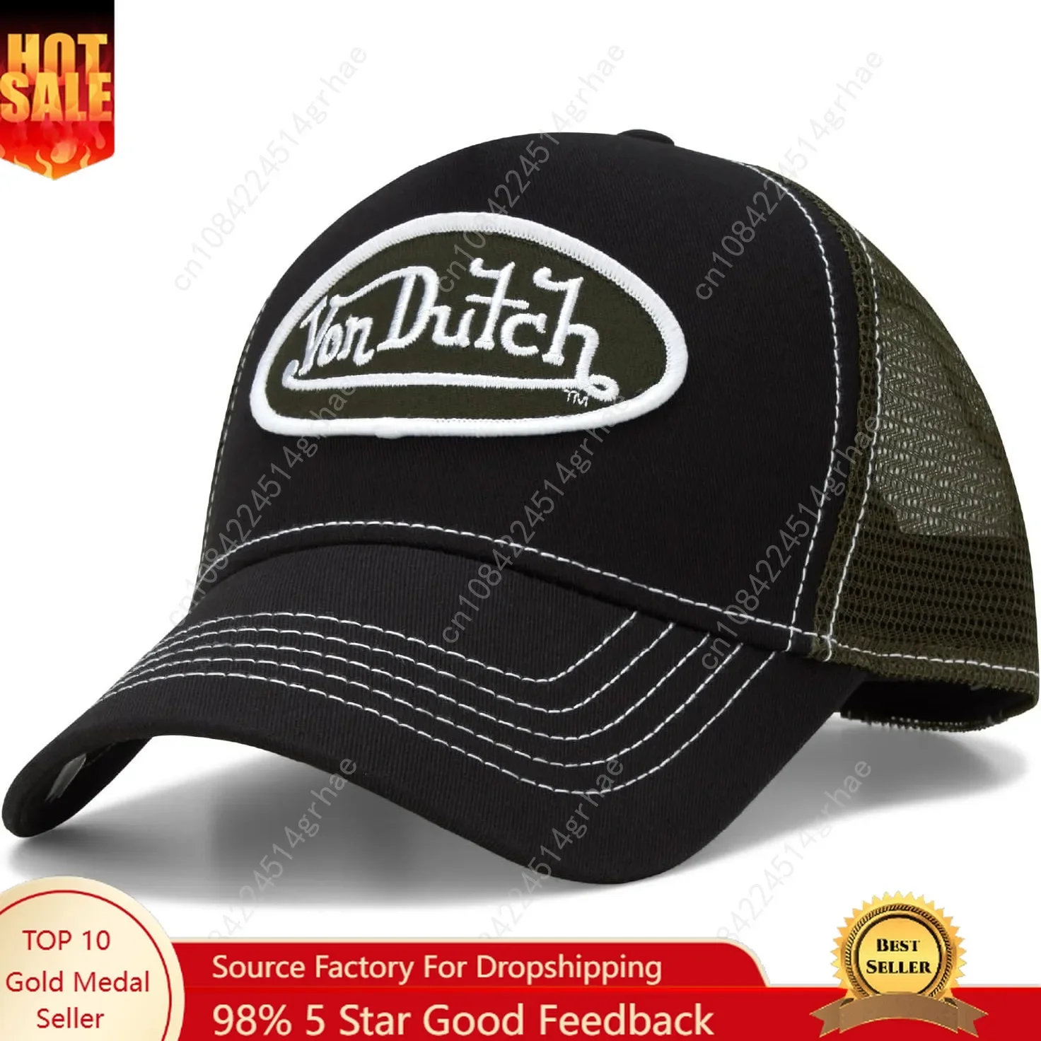 

Unisex Trucker Hat - Curved Bill Mesh Back Retro Classic Adjustable Snapback Baseball Cap for Men and Women