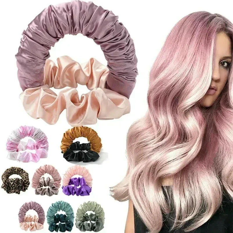 Heatless Curling Rod Headband Soft Hair Curlers Lazy Hair Rollers Sleeping Silk Curls Ties Perm Rods Styling Tools