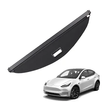 

For Tesla Model Y Rear Trunk Luggage Security Shade Retractable Trunk Cargo Cover