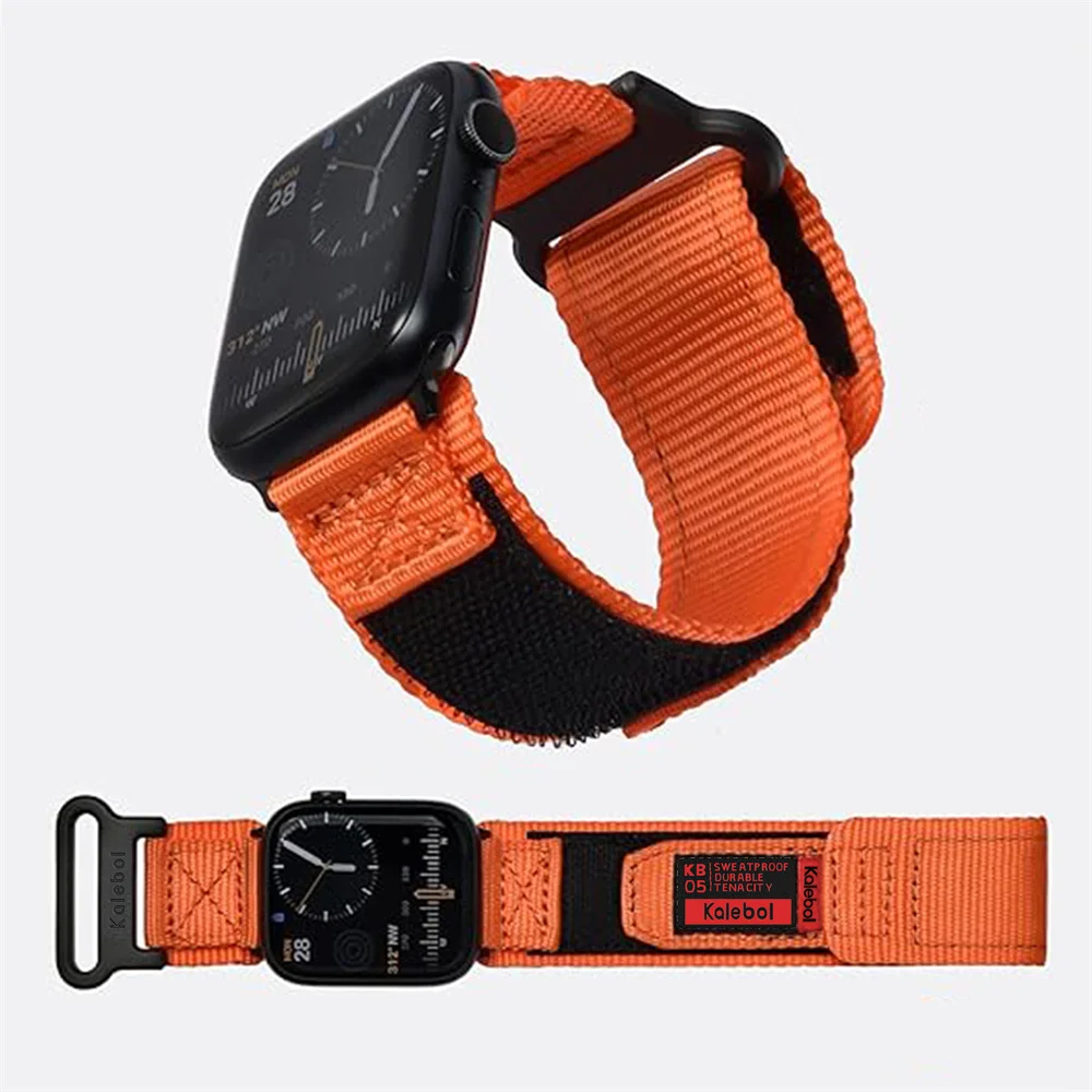 Sport Nylon Loop for Apple Watch band 49mm 45mm 44mm 42mm strap for iwatch series Ultra 9 8 7 6 SE 5 4 40mm 41mm 38mm Bracelet