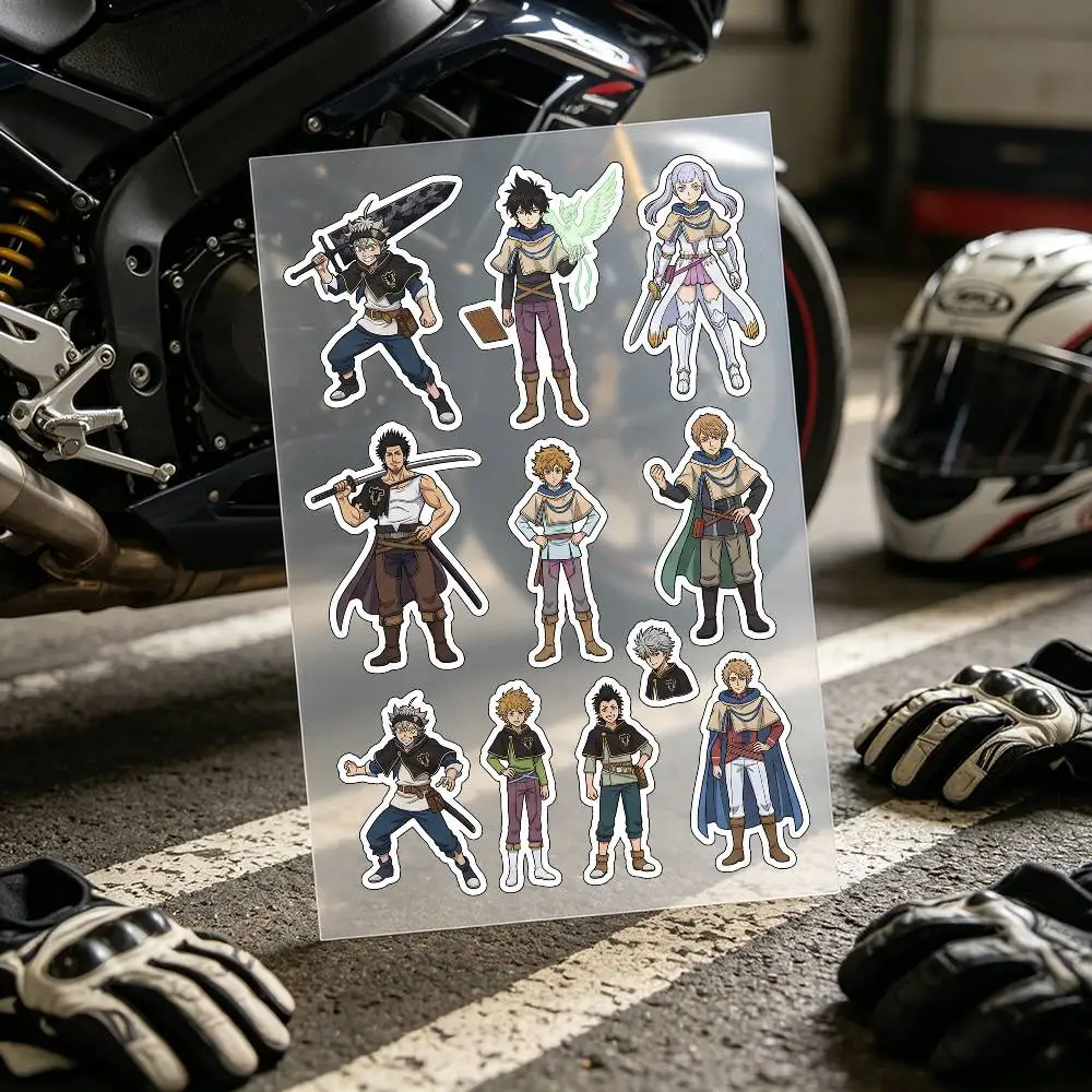 Black Clover Stickers Auto Body Bumper Windows Motorcycle Laptop Walls Vinyl Decal Car Tuning Accessories