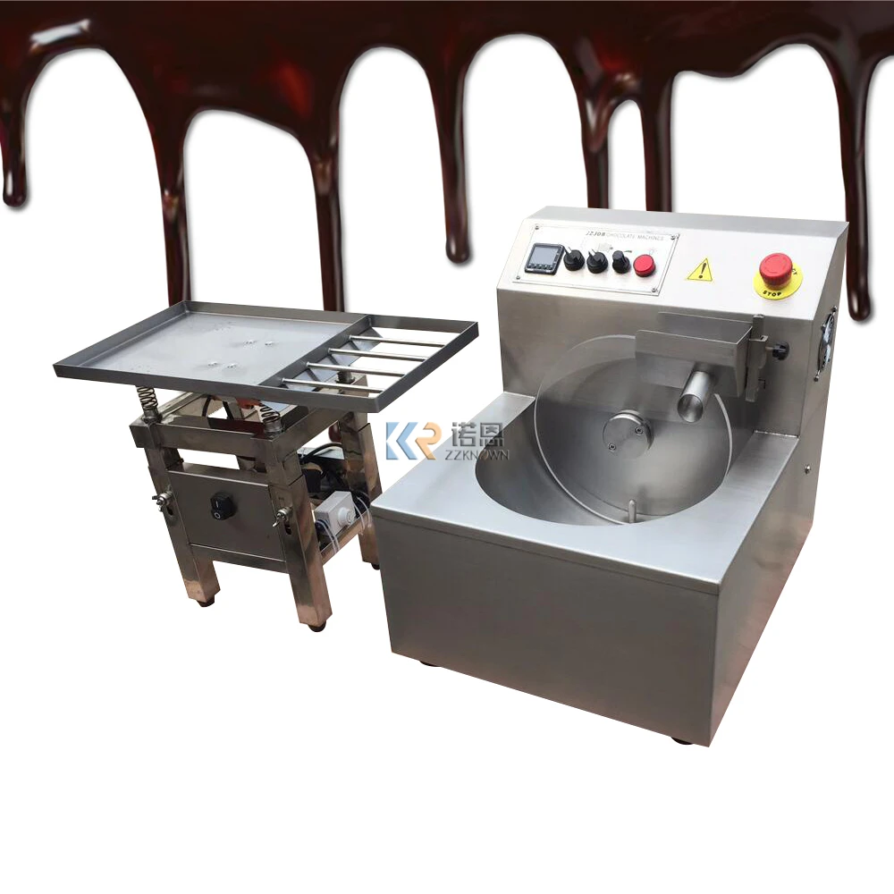 Chocolate Melting Machine Chocolate Tempering Machine Stainless Steel Mix Storage Tank With Shaker