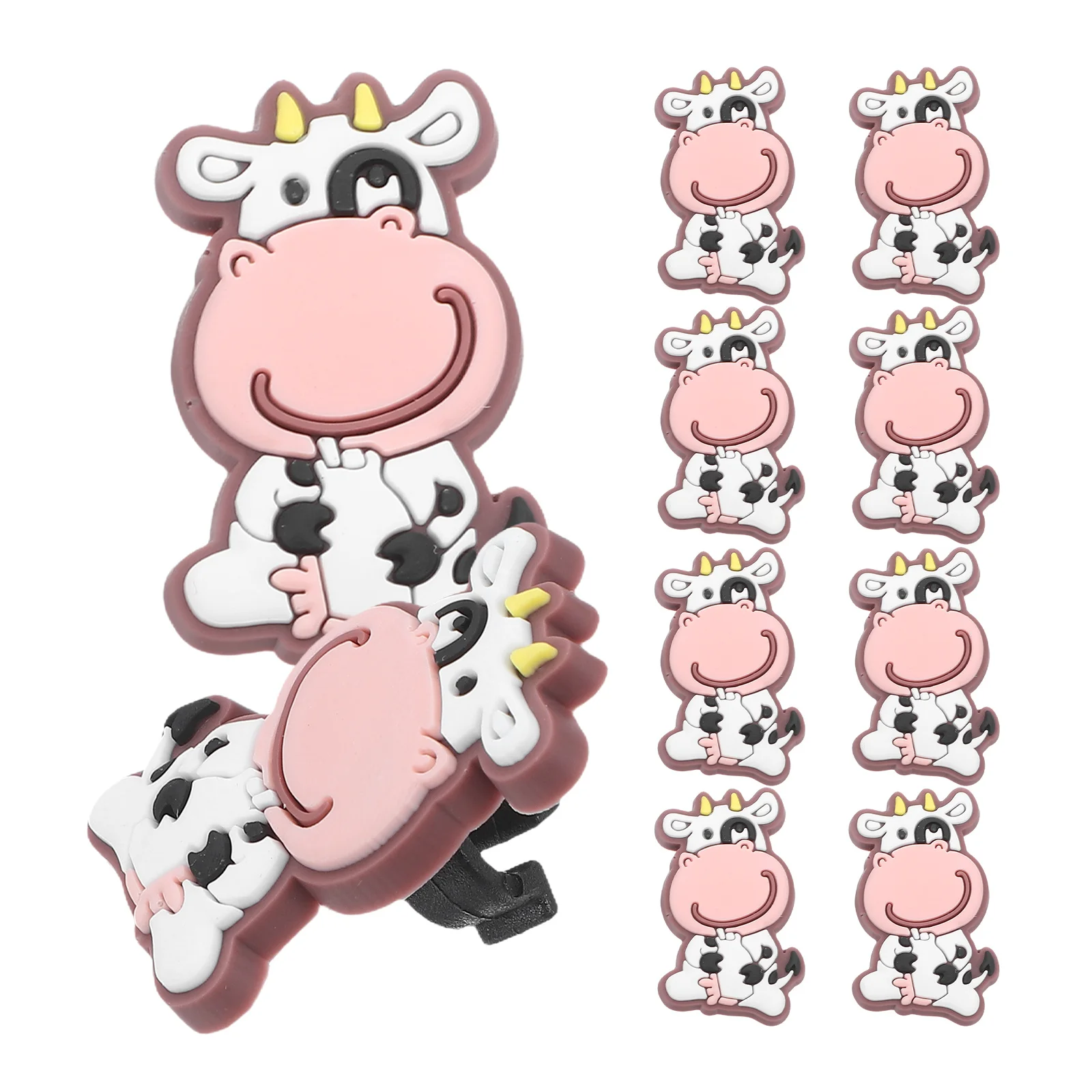 

20 шт. зажимы для карандашей, классный топпер, награды, украшения в форме коровы, мультяшные подвески для аксессуаров