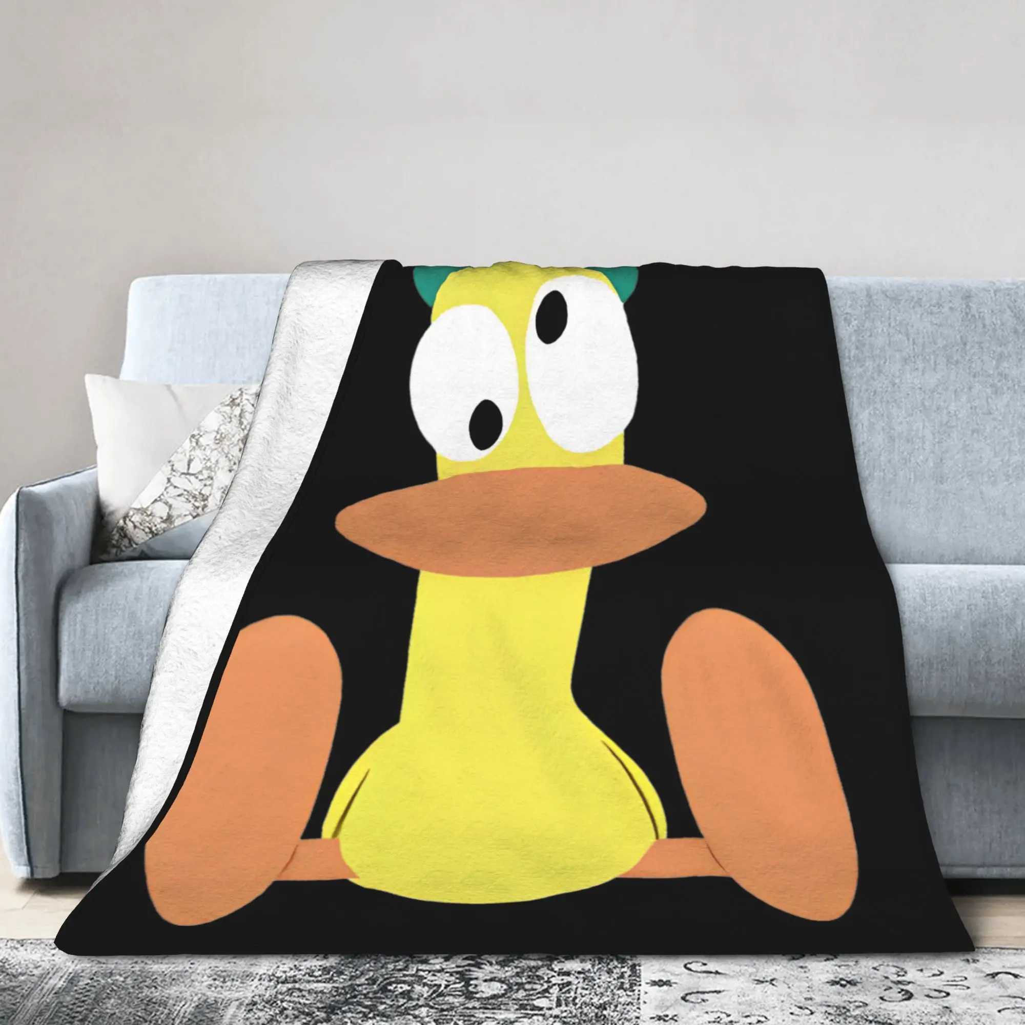 P-Pocoyod Comedy Cartoon Blankets Fleece All Season  Multi-function Super Warm Throw Blankets for Home Office Bedding Throws