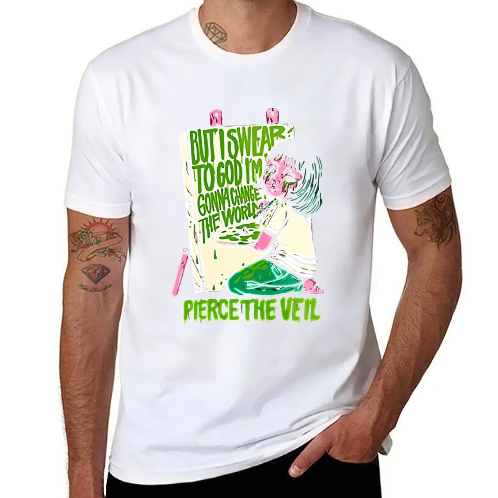 

PIERCE-THE VEIL GONNA CHANGE T-Shirt t shirts for man cotton funny t shirts for man cotton soft T-Shirt
