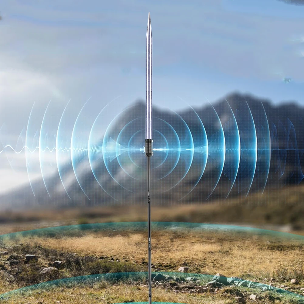 Injecteur de sol d'antenne GP en alliage d'aluminium, pic de terre, filetage M10, clou de terre pour Pac-12 Ma-12, antenne à ondes courtes, 1 pièce