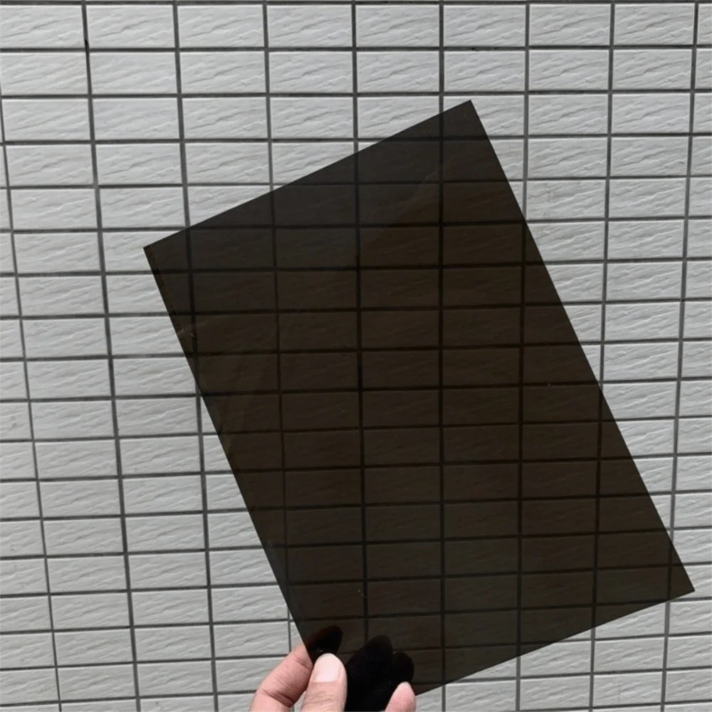 Thickened Colored Glass Paper DIY Multicolored Light Filter Gel Craft Supplies Translucent Hard Sheet for Children's Handmade
