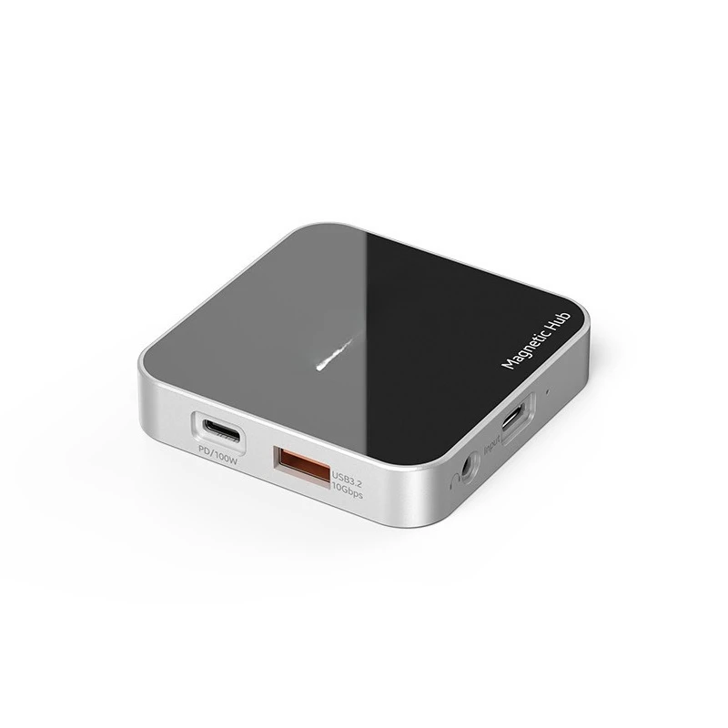 

Magnetic docking station 4K60Hz high definition USB3.2 hub PD mobile phone notebook magnetic conversion expander