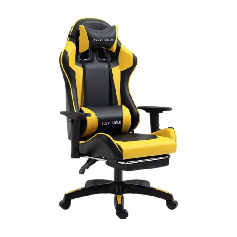 A hot sellingWholesale Custom Logo Reclining Gaming Chair Height Adjust and Swivel Leather 3dArmrest Computer Gamer Chair With M