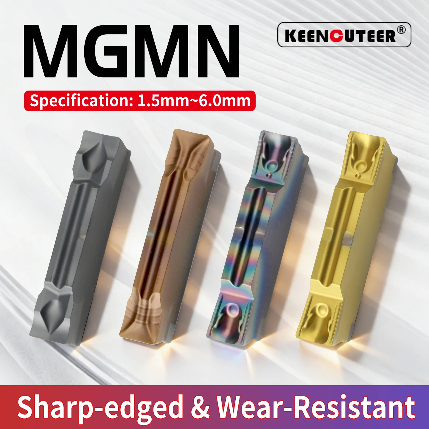 MGMN Series Lathe Grooving Blade MGMN200 MGMN300 MGMN400 Various Sizes Multiple Grades Parting off H01 KT60 YZ6020  CNC Slotting