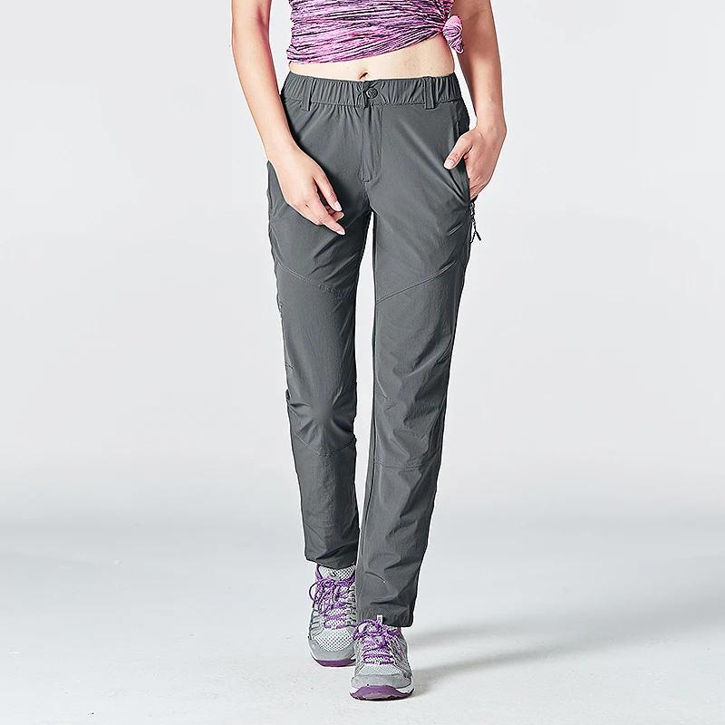 LNGXO Damen Wanderhose Sommer Schnell trocknend Outdoor Camping Klettern Trekkinghose Damen Wasserdichte Berghose Ripstop
