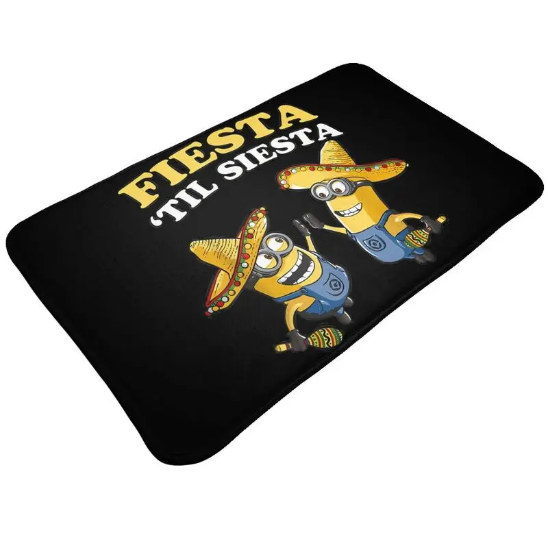 Custom Cartoon Animation Minions Front Door Floor Entrance Mat Outdoor Bathroom Kitchen Doormat Garden Carpet Rug