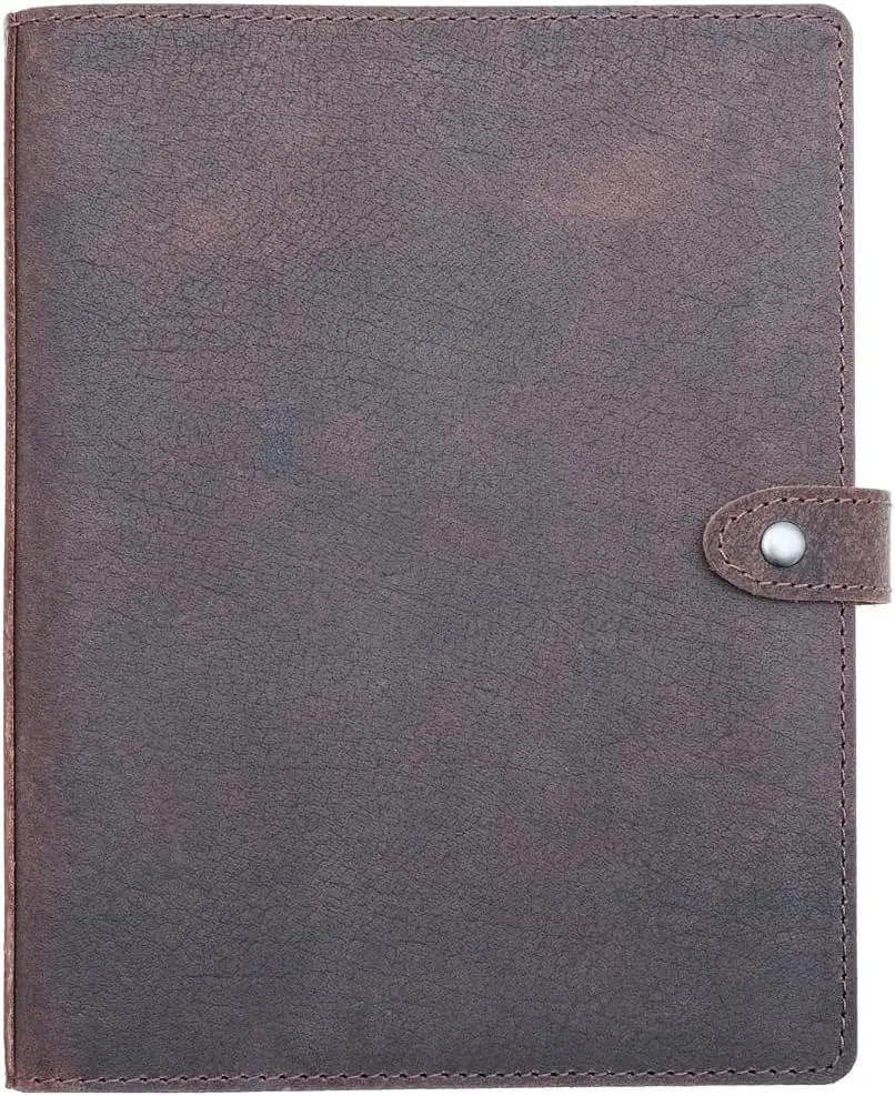 

Vintage Mini inder for Half Letter Paper, 3 Round Rings, Interior Pockets & Snap Closure