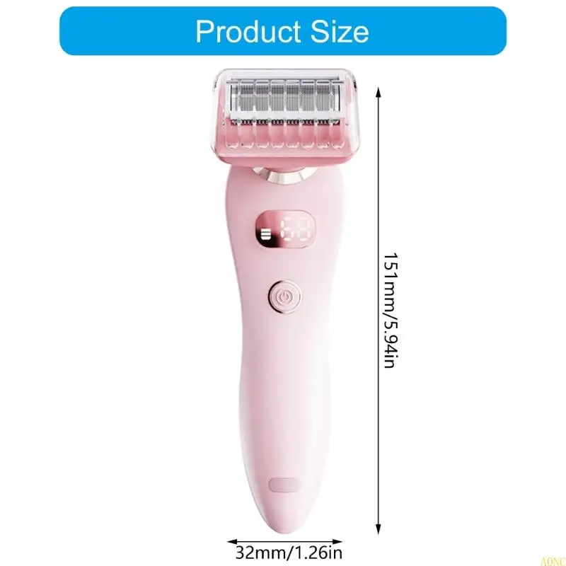 A0NC 페이스 트리밍 도구 세탁 가능한 장치를 쉽게 사용하기에 적합한 디지털 화면이있는 장치