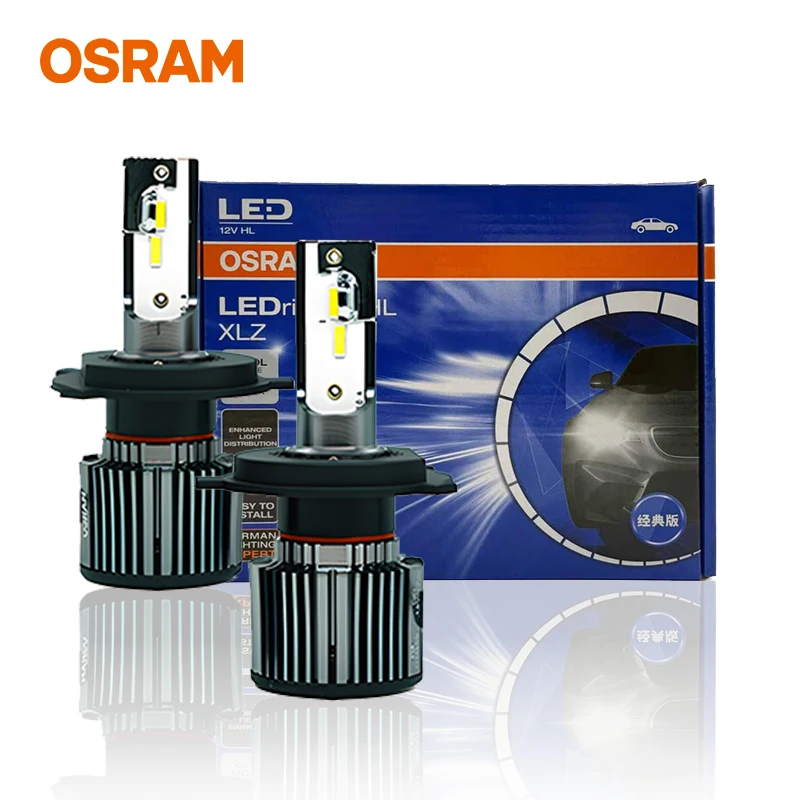 

Светодиодные лампы OSRAM LEDriving CLASSIC 2.0 H4 12V 27W/27W 6000K для фар, увеличенная яркость на 50%, производство Китай