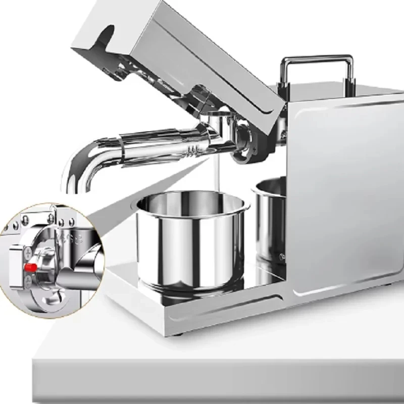 Electric Oil Extractor Automatic Oil Press Machine For Home Commercial Use Sesame Canola Sunflower Seeds Peanuts Walnuts