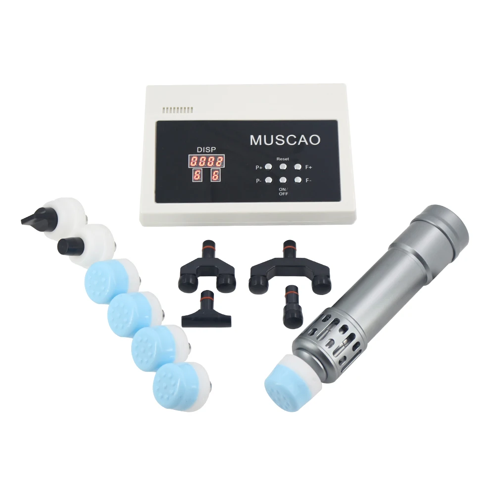 Professional Shock Wave Therapy Machine Effective Relieve Waist Pain Muscle Relaxation Massager 2 IN 1 Shockwave Chiropractic