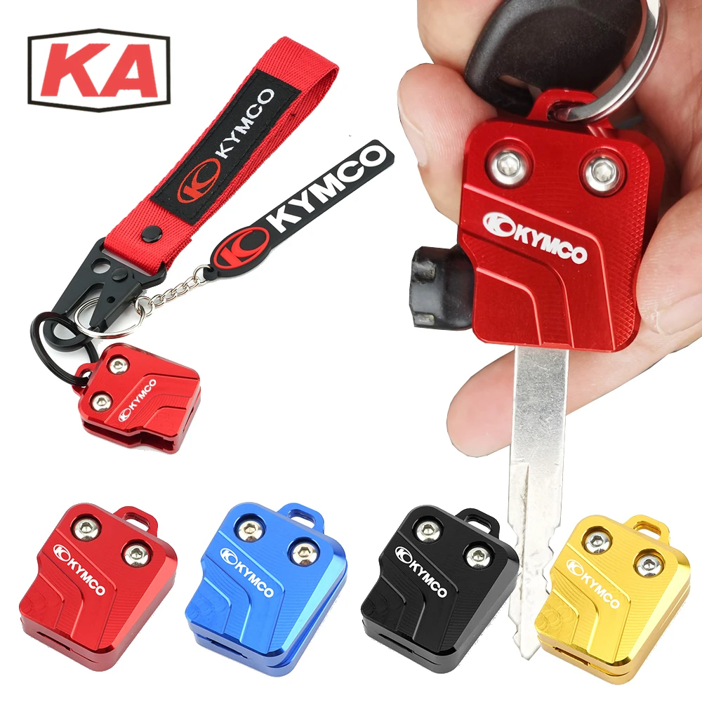 

KYMCO Key Cover Case Shell & Keychain Keyring For Xciting 200 250 300 Like Xtown 125 CT250 CT300 Downtown 125i 200i 300i 350i