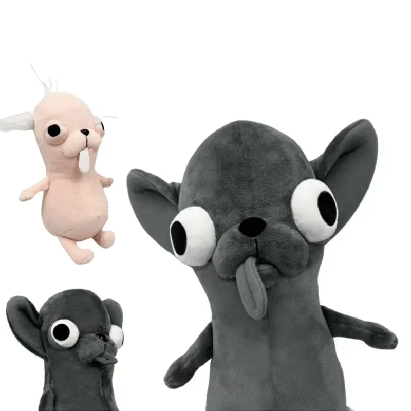 Animali di peluche Chihuahua Peluche Portachiavi Ciondolo Peluche Chihuahua Bambola Strano Carino Realistico Peluche Chihuahua Regali per bambini Giocattolo