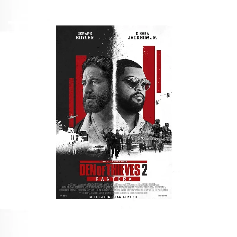 Den of Thieves 2: Pantera (2025) Movie, Print Art Canvas Poster, For Living Room Decor, Home Wall Picture