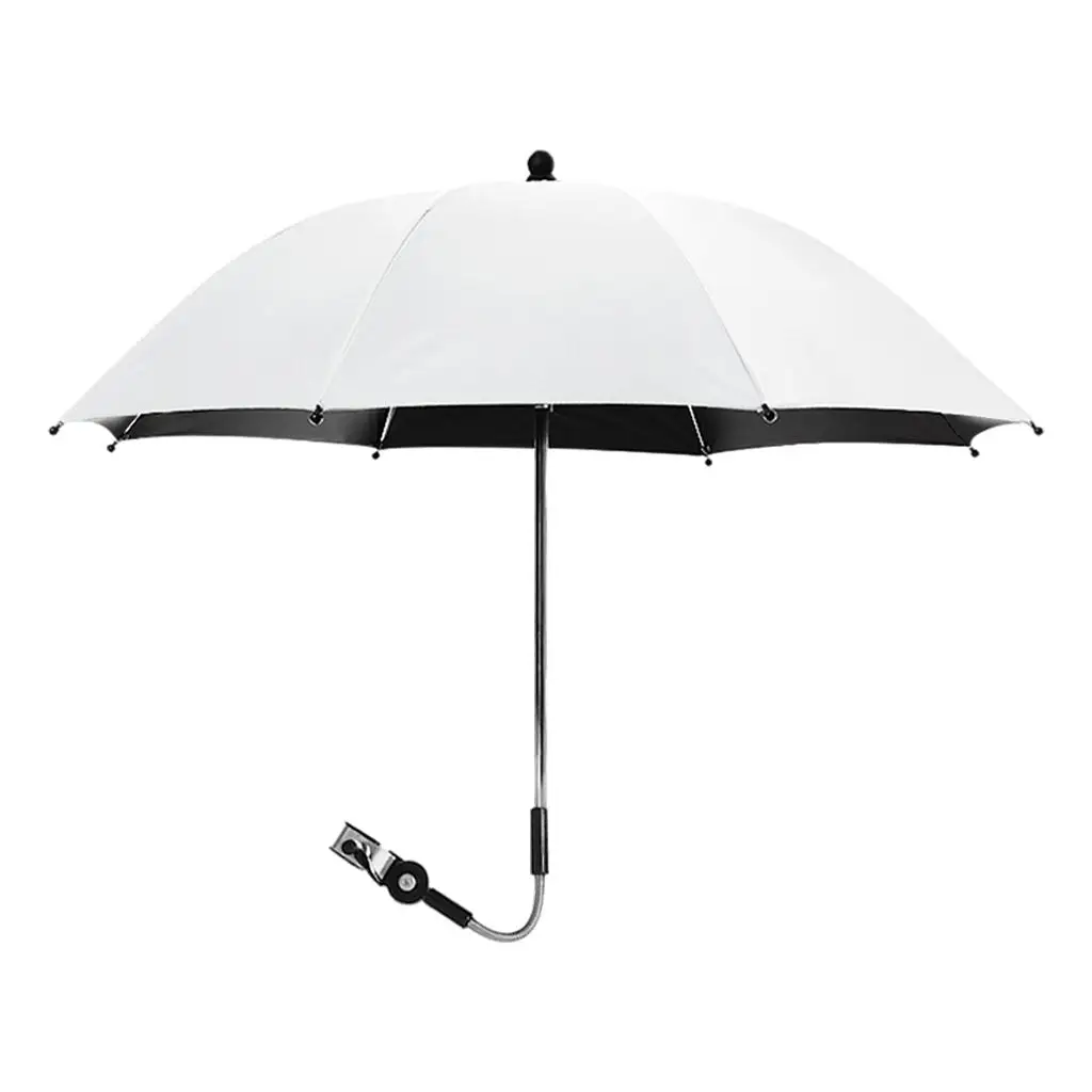 Alloy Stroller Umbrella Canopy Waterproof Baby Pram Sun Protection Parasol for Stroller Accessories