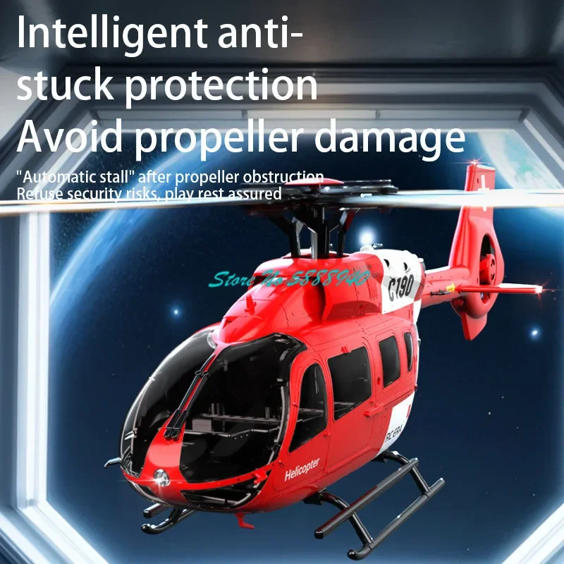 Professional Flybarless Dual Brushless Remote Control Helicopter Model 6CH Optical Flow Fixed Height Simulation RC Helicopter