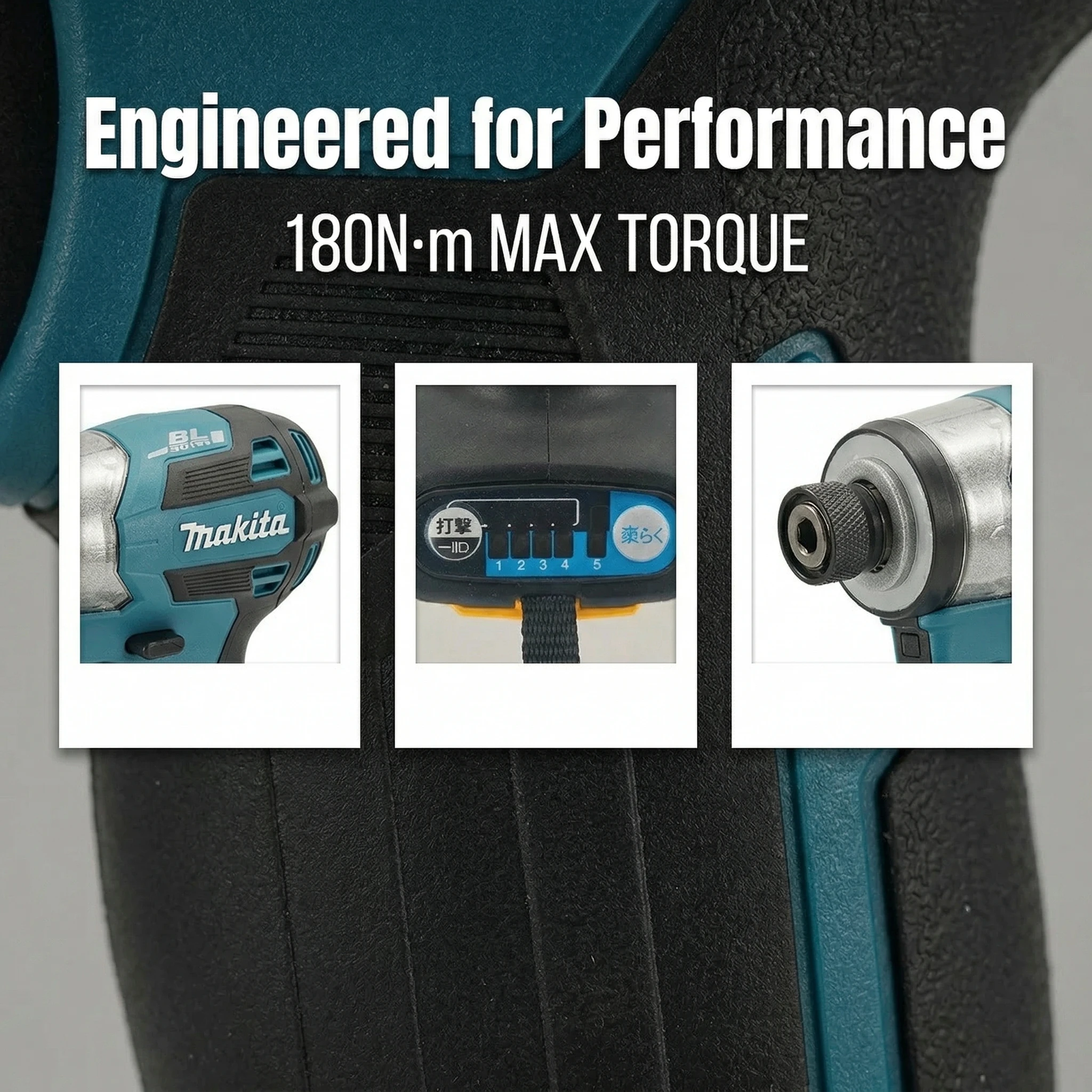 Makita Bare Brushless Impact Driver DTD173 18V T Mode Ring LED For Wooden Cabinet Installation Daily Wood Repair