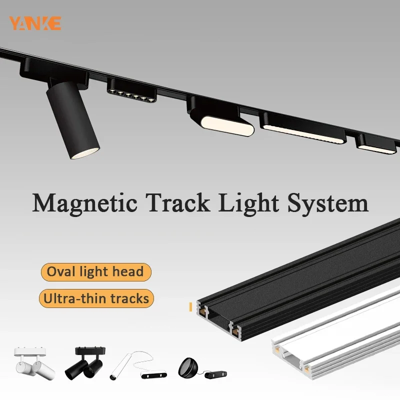 UT-Pro Series Magnetic Track Light LED Rail Lighting Spotlight Lamp Smart Tuya Zigbee Dimmable Ultra Thin Indoor Surface Mounted