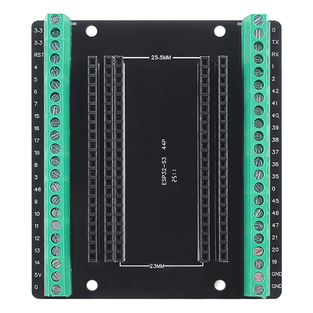 ESP32S3 Entwicklungsboard mit Erweiterungsadapter-Kit 2,4G WLAN BT Modul Typ-C ESP32-S3 MCU ESP32-S3 N16R8 44-Pin – Detail 4