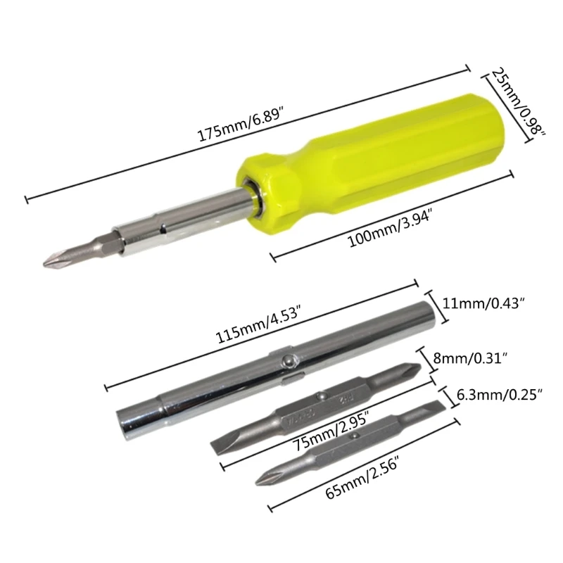 Labor-saving Screwdriver Multi-function Manual Screwdriver Manual Repair Tool Dropship