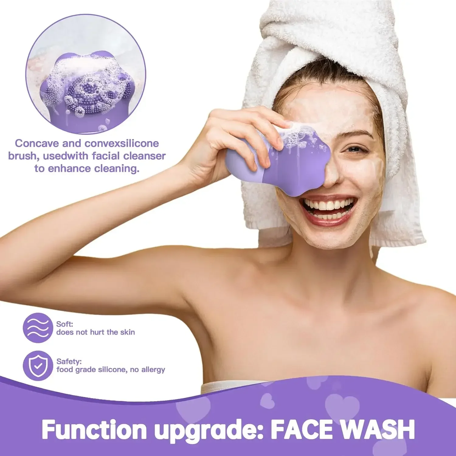 

Facial Ice Roller for Skin Reduce Eye Puffiness and Massage Silicone Beauty Tool for Women