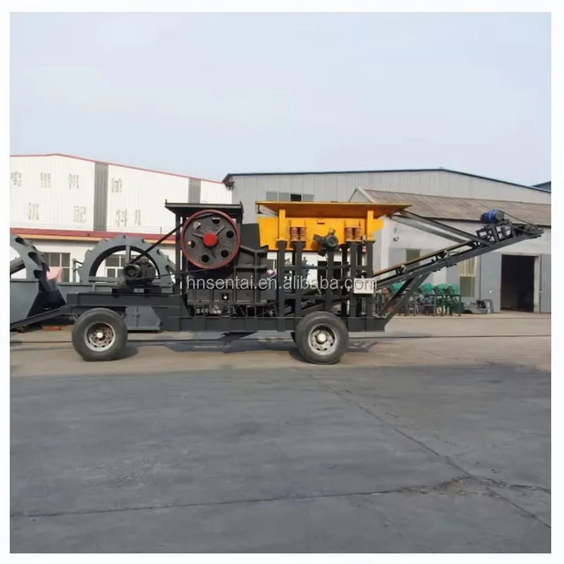 Customized Portable Mobile Jaw Crusher Mining Construction PLC Controlled AC Motor Engine High Capacity 70-580t/h Crushes Ores I