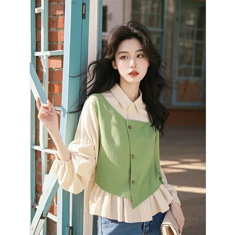 

Long Sleeve Shirts Womens Satin Floral Slim Fit Summer Minimalist Feminine Romantic Comfortable Daily Holiday Work Look