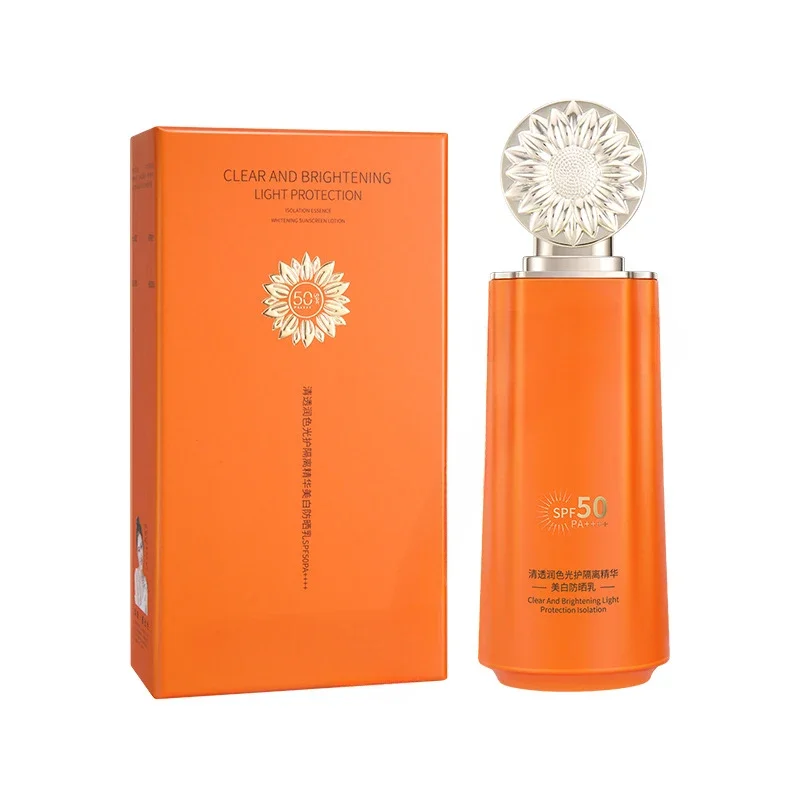 Clear and Moisturizing Light Protection, Isolation Serum, Sunscreen SPF50PA ++++ 2 Bottles