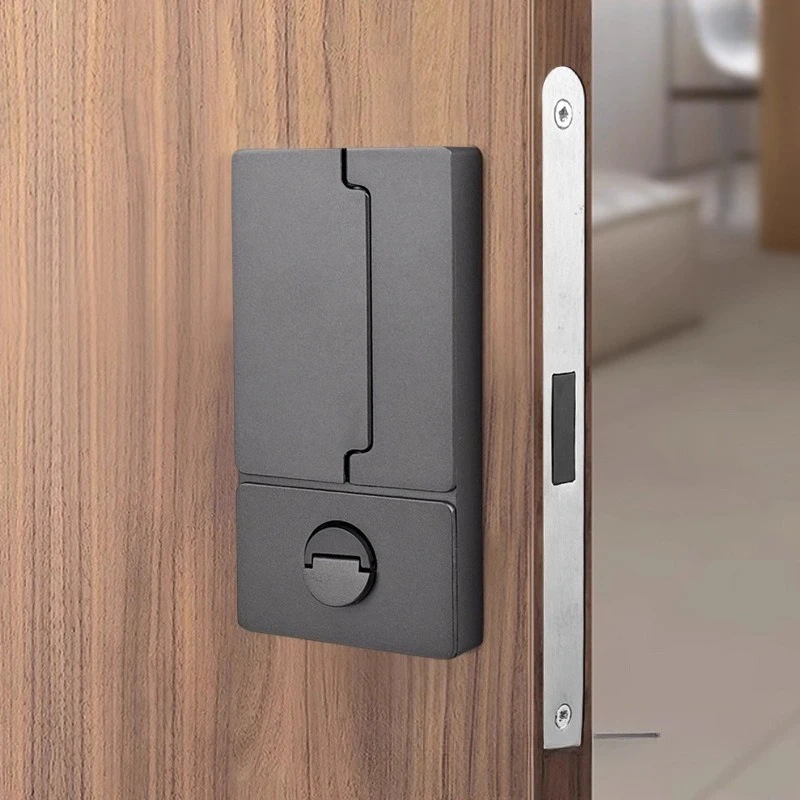 Minimalist Magnetic Silent Bedroom Wooden Door Door Lock, Modern Simplicity