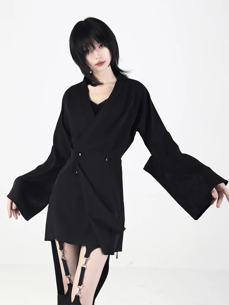 

KuangGuZong, оригинальный дизайн, чувственный женский комбинезон Bal Long Sve Dr Spring 2023, модный тренд, изысканный Crtsmanip