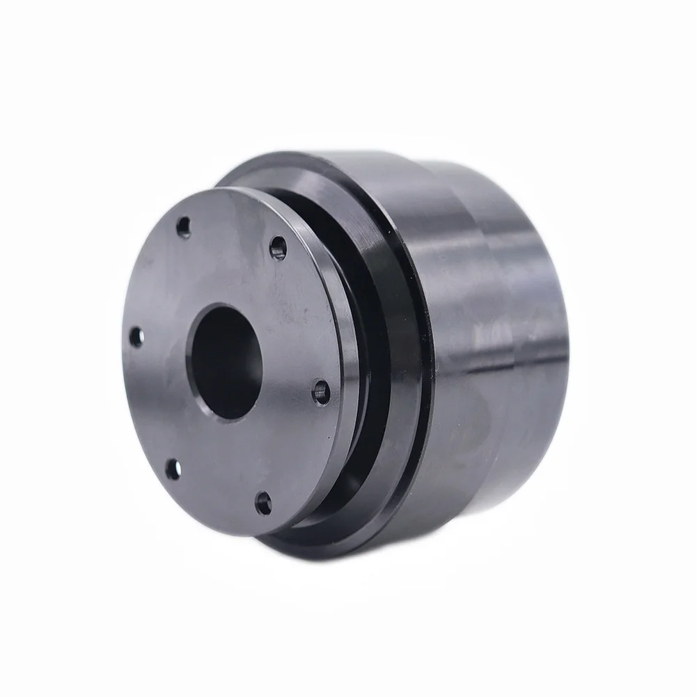 Racing Simulator 55mm Adapter Quick Release Quick Release Adapter For Racing Wheels Simracing Black Aluminum Alloy 6-Hole Design